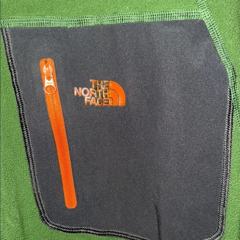 The North Face Forest Green Polartec Fleece Pullover- Mens Large - B5